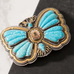 Lee Downey Kingman Turquoise Butterfly