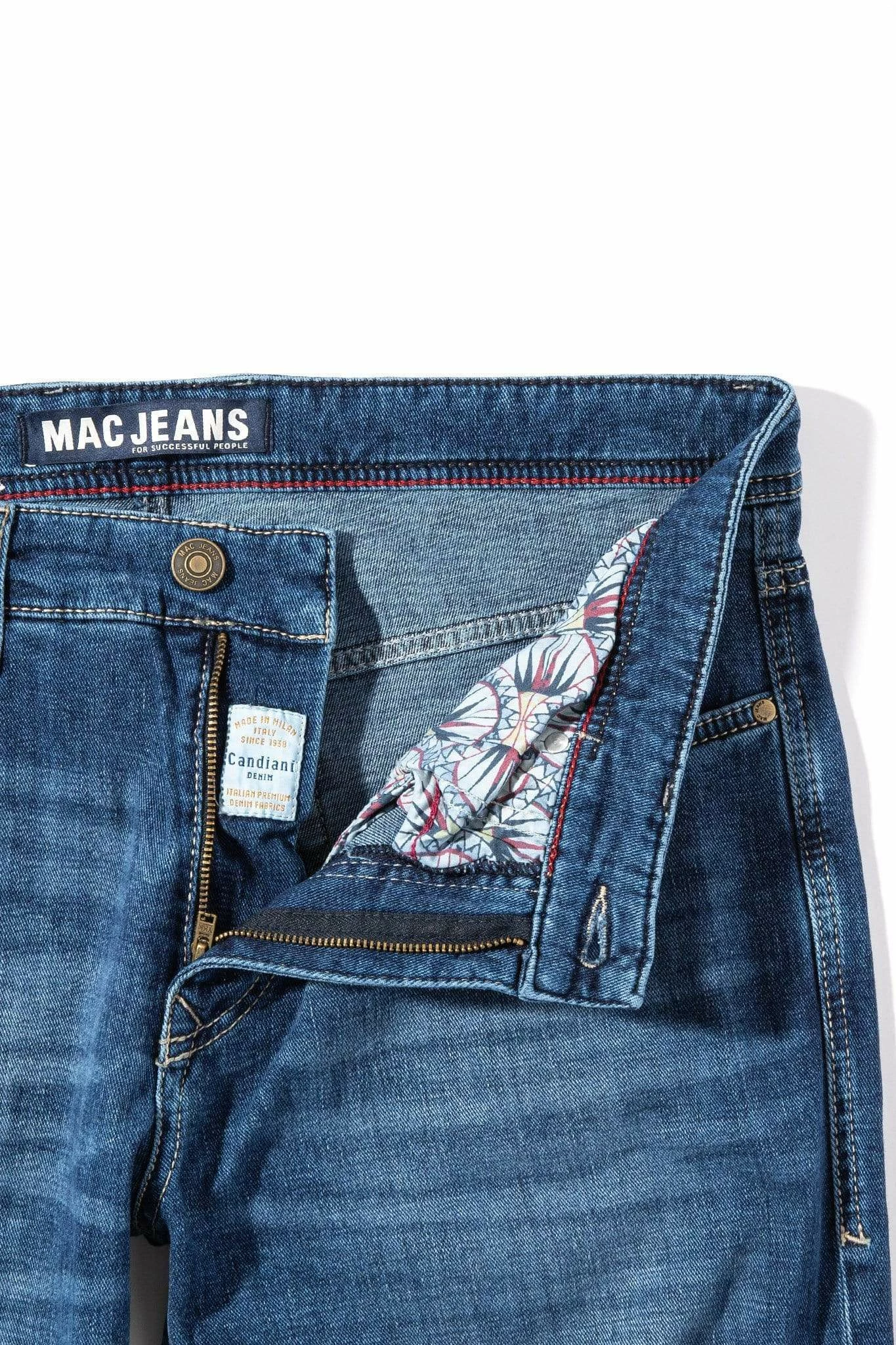 MAC Arne Jean In Dark Blue Authentic 3D Wash 4 MAC Arne Jean In Dark Blue Authentic 3D Wash - Image 4