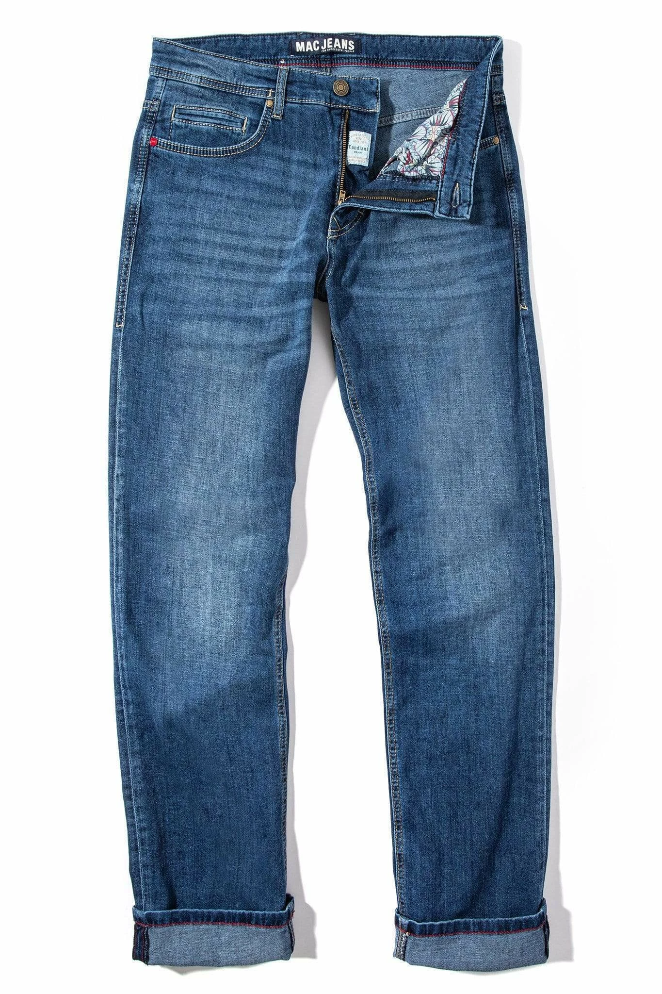 MAC Arne Jean In Dark Blue Authentic 3D Wash 1 MAC Arne Jean In Dark Blue Authentic 3D Wash