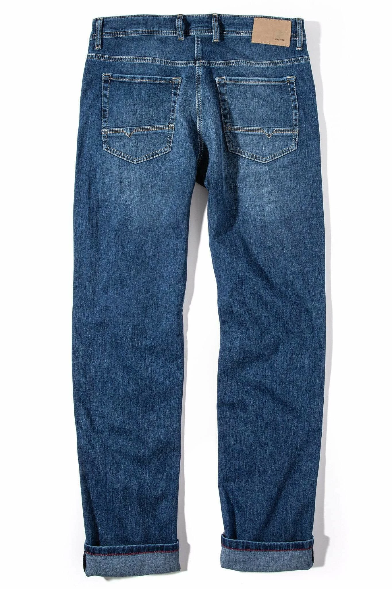 MAC Arne Jean In Dark Blue Authentic 3D Wash 2 MAC Arne Jean In Dark Blue Authentic 3D Wash - Image 2