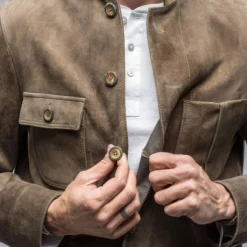 Meindl Andrin Jacket In Dust -Dune Shop meindl andrin jacket in dust mens outerwear leather axels vail 38819044229354