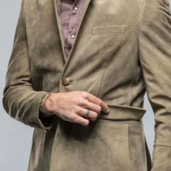 Meindl Kensington Jacket In Old Grey -Dune Shop meindl kensington jacket in old grey mens outerwear leather axels vail 38835293749482