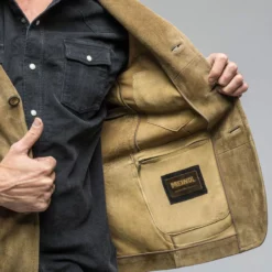 Meindl Ronny Suede Blazer In Farn -Dune Shop meindl ronny suede blazer in farn mens outerwear leather axels vail 38819057959146