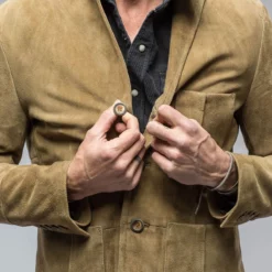 Meindl Ronny Suede Blazer In Farn -Dune Shop meindl ronny suede blazer in farn mens outerwear leather axels vail 38819058548970