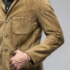 Meindl Ronny Suede Blazer In Farn -Dune Shop meindl ronny suede blazer in farn mens outerwear leather axels vail 38819058843882