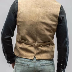 Meindl Trapp Notch Collared Vest In Vintage Grey -Dune Shop meindl trapp notch collared vest in vintage grey mens outerwear leather axels vail 28648066220221 1