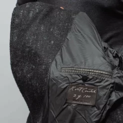 Berlin Topcoat With Snakeskin Trim -Dune Shop robert comstock berlin baby alpaca car coat mens outerwear shearling axels vail 28216932630717