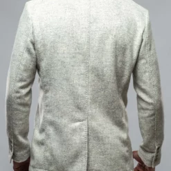 Tasman Topcoat With Snakeskin Trim -Dune Shop robert comstock tasman top coat with snake skin trim mens outerwear cloth axels vail 38114736832746