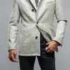 Tasman Topcoat With Snakeskin Trim