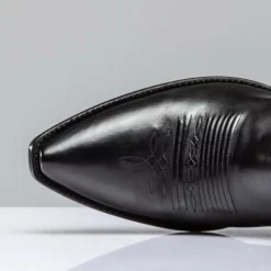 Big Bronc Boot In White And Black -Dune Shop stallion boots big bronc boot in white and black mens cowboy boots axels vail 28793673679037