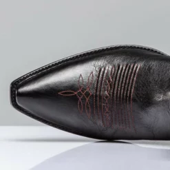 Black Goat W/ Star Inlay -Dune Shop stallion boots black goat w star inlay mens cowboy boots axels vail 28793214795965