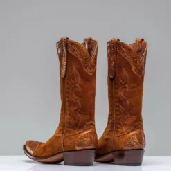 Buckskin Suede Boots -Dune Shop stallion boots buckskin suede boots mens cowboy boots axels vail 29872034185405