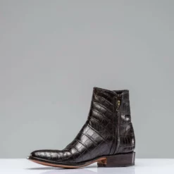 Chocolate Crocodile Chelsea Boots -Dune Shop stallion boots chocolate crocodile chelsea boots mens cowboy boots axels vail 28793400099005