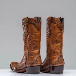 Cognac Alligator Majestic Boots -Dune Shop stallion boots cognac alligator majestic boots mens cowboy boots axels vail 28793275285693