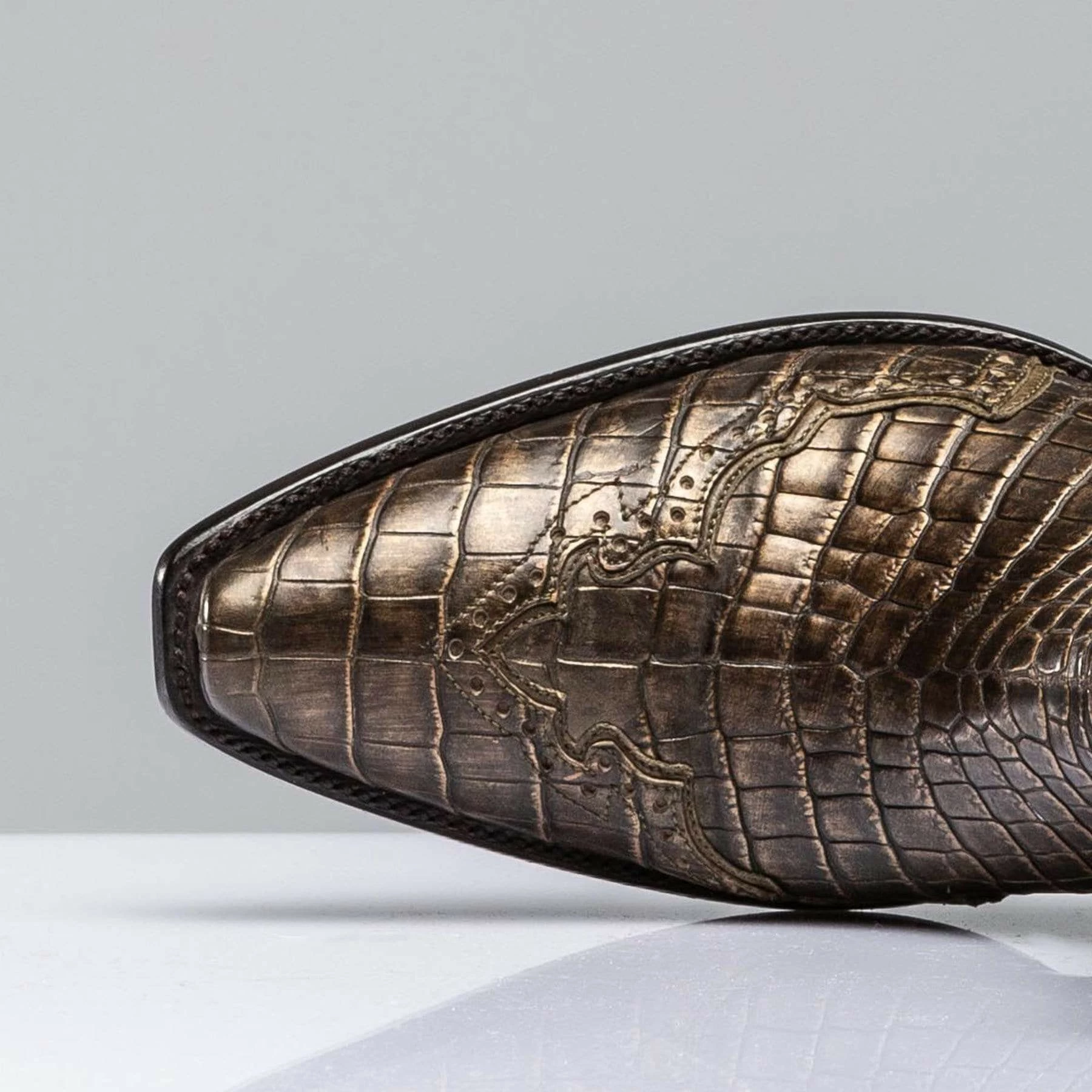 Olive Pearlized Majestic Boots 5 Olive Pearlized Majestic Boots - Image 5