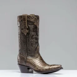 Olive Pearlized Majestic Boots