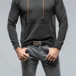 Florio Hooded Cashmere Sweater Grey