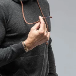 Florio Hooded Cashmere Sweater Grey -Dune Shop stile latino florio hooded cashmere sweater grey mens sweaters axels vail 38819041542378