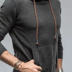 Florio Hooded Cashmere Sweater Grey -Dune Shop stile latino florio hooded cashmere sweater grey mens sweaters axels vail 38819041575146