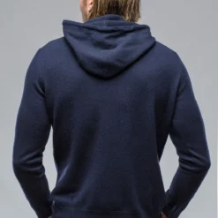Florio Hooded Cashmere Sweater In Navy -Dune Shop stile latino florio hooded cashmere sweater in navy mens sweaters axels vail 38819036496106