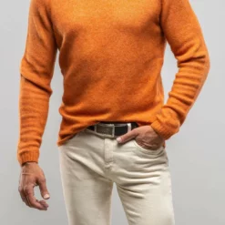 Vincenzo Mock Turtleneck In Orange