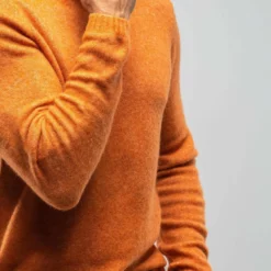 Vincenzo Mock Turtleneck In Orange -Dune Shop stile latino vincenzo mock turtleneck in orange mens sweaters axels vail 30194662801597