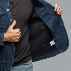 Chase II Jean Jacket -Dune Shop teleria zed chase ii jean jacket mens outerwear overshirts axels vail 38157401882858