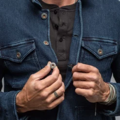 Chase II Jean Jacket -Dune Shop teleria zed chase ii jean jacket mens outerwear overshirts axels vail 38157402210538