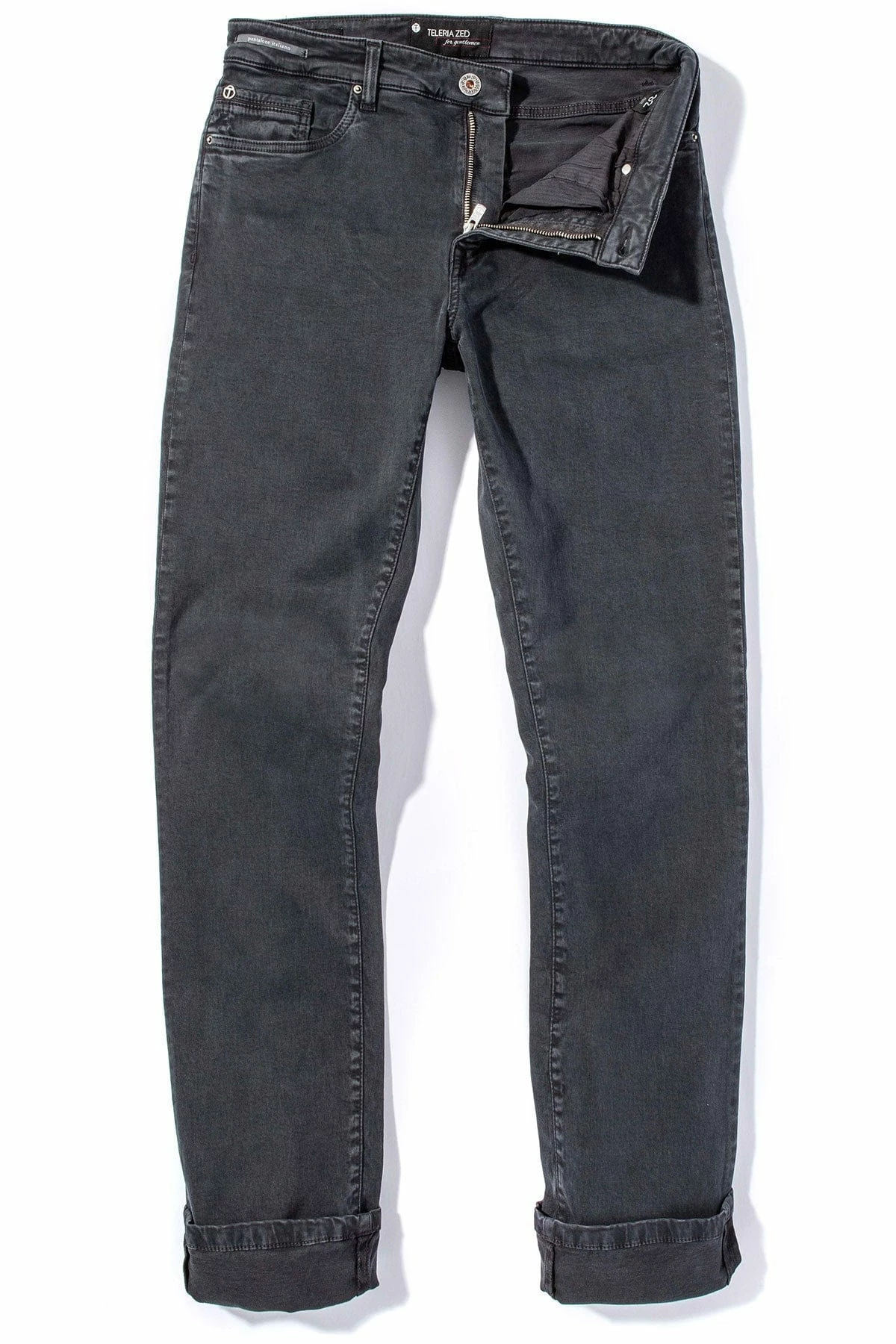 Ryland Rugged Soft Touch Cotton Jeans In Anthracite 1 Ryland Rugged Soft Touch Cotton Jeans In Anthracite