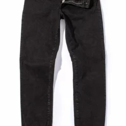 Ryland Rugged Soft Touch Cotton Jeans In Nero
